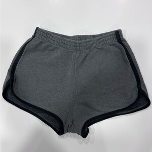 Brandy Melville Charcoal Knit Shorts